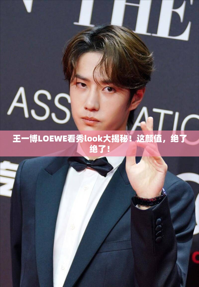 王一博LOEWE看秀look