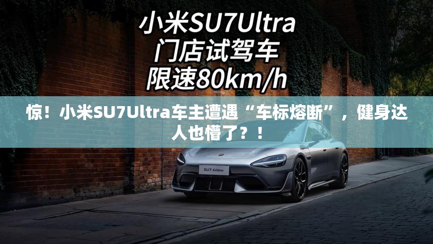 有小米SU7Ultra车标被融了