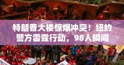 特朗普大楼遭袭 纽约警方逮捕98人